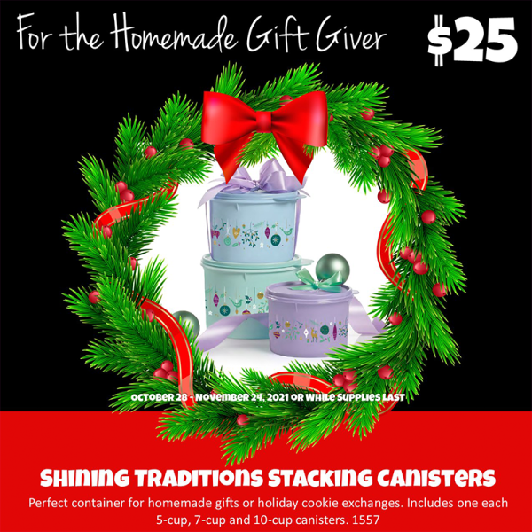 Shining Traditions Stacking Canisters